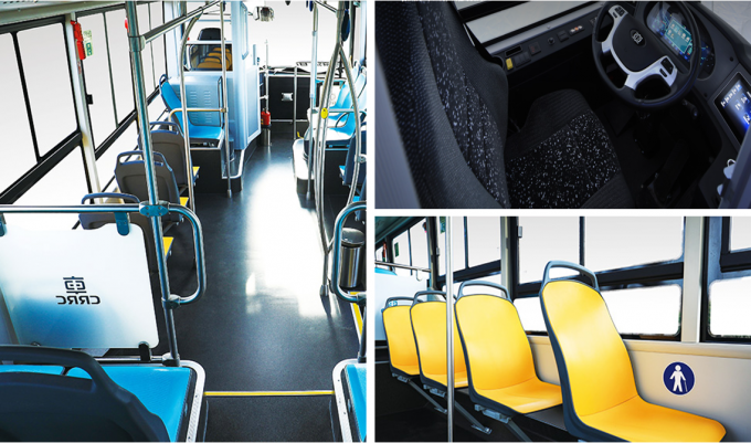 電動バスの組立ライン ODM 強力で耐久性のある8メートルの純粋な電動バス 0