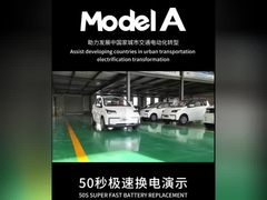 2440mm 太陽光発電の電動車 モデル A 弱太陽光発電車