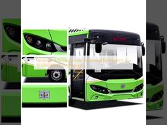 Passenger And Cargo Areas Separated Pure Electric bus TEG6661BEV01 long last bus